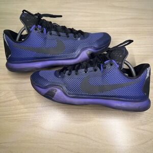 Nike Kobe X 10 Blackout Black Persian Purple Violet Men's 11 US 705317-005  2014